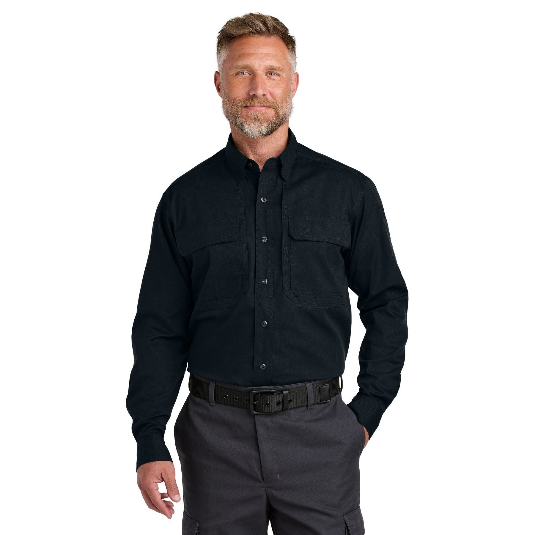 CornerStone-CornerStone® Long Sleeve Select Tactical Shirt CSW176-MedTech-3